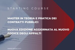 Master Contratti Pubblici