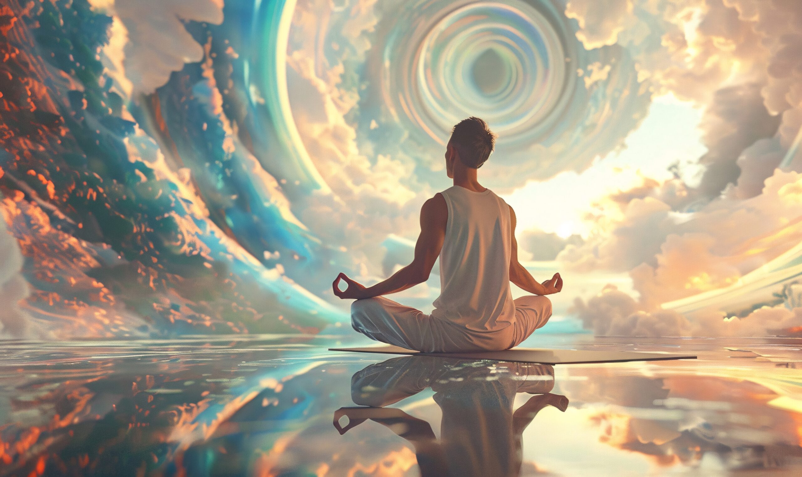 view-man-practicing-mindfulness-yoga-fantasy-setting